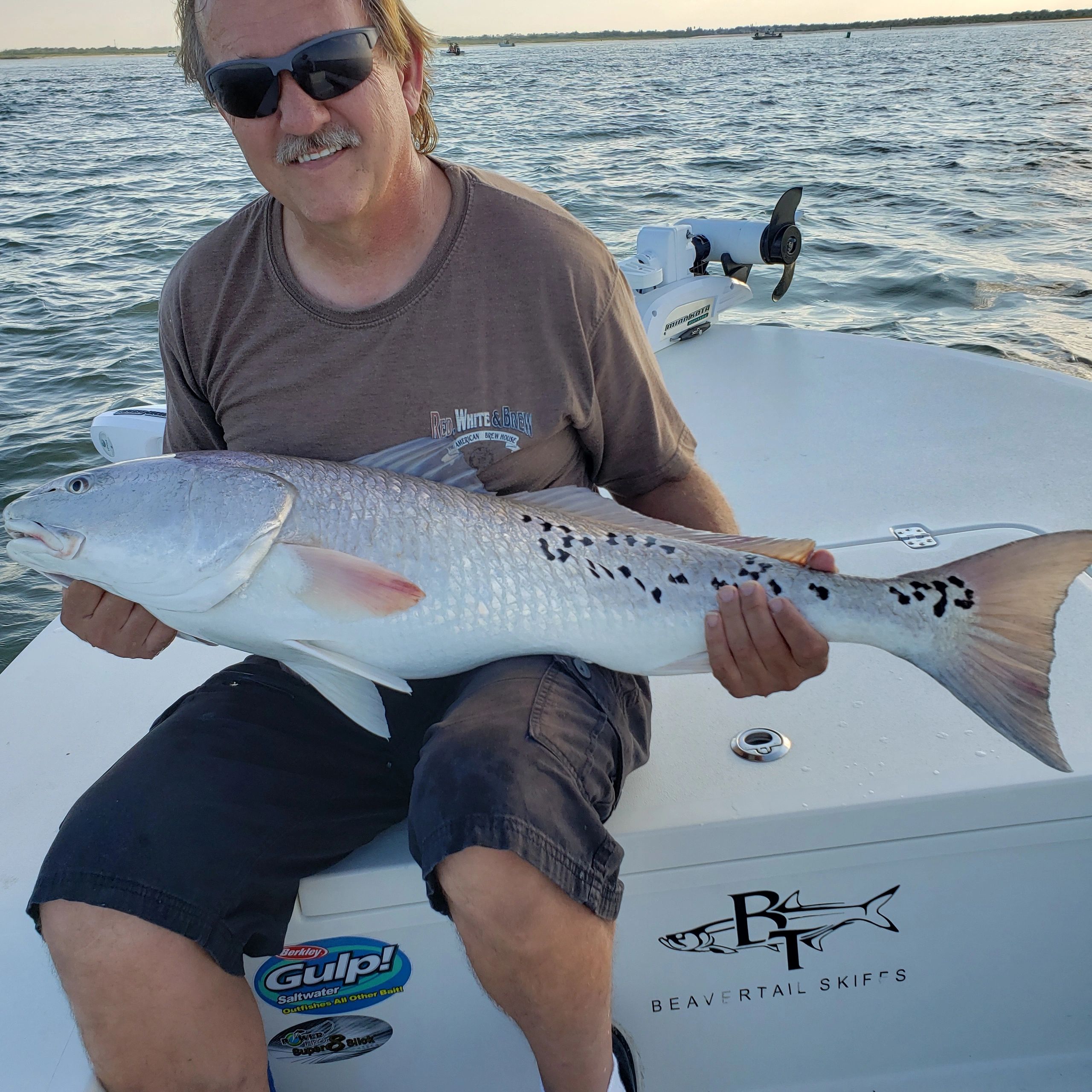 Big redfish caught in October during our big redfish run through November